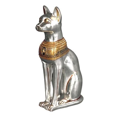 DESIGN TOSCANO Egyptian Cat Goddess Bastet Statue: Large NE23294